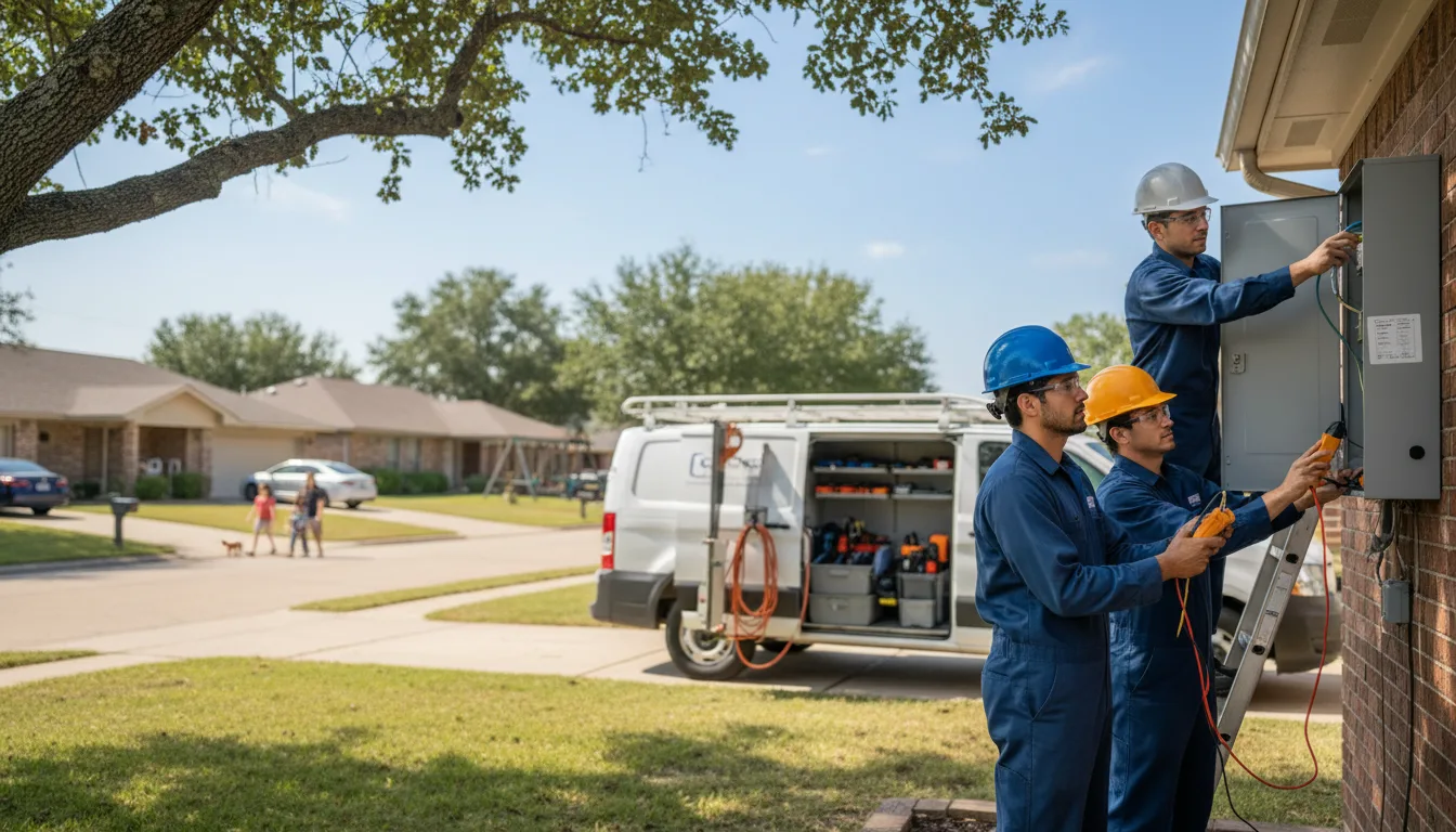 Certified electrician providing emergency electrical services in Mint Hill, NC